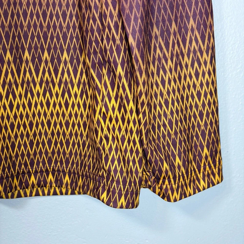 Adidas Arizona State Sun Devils ASU Quarter Zip Pullover Maroon Gold Mens L